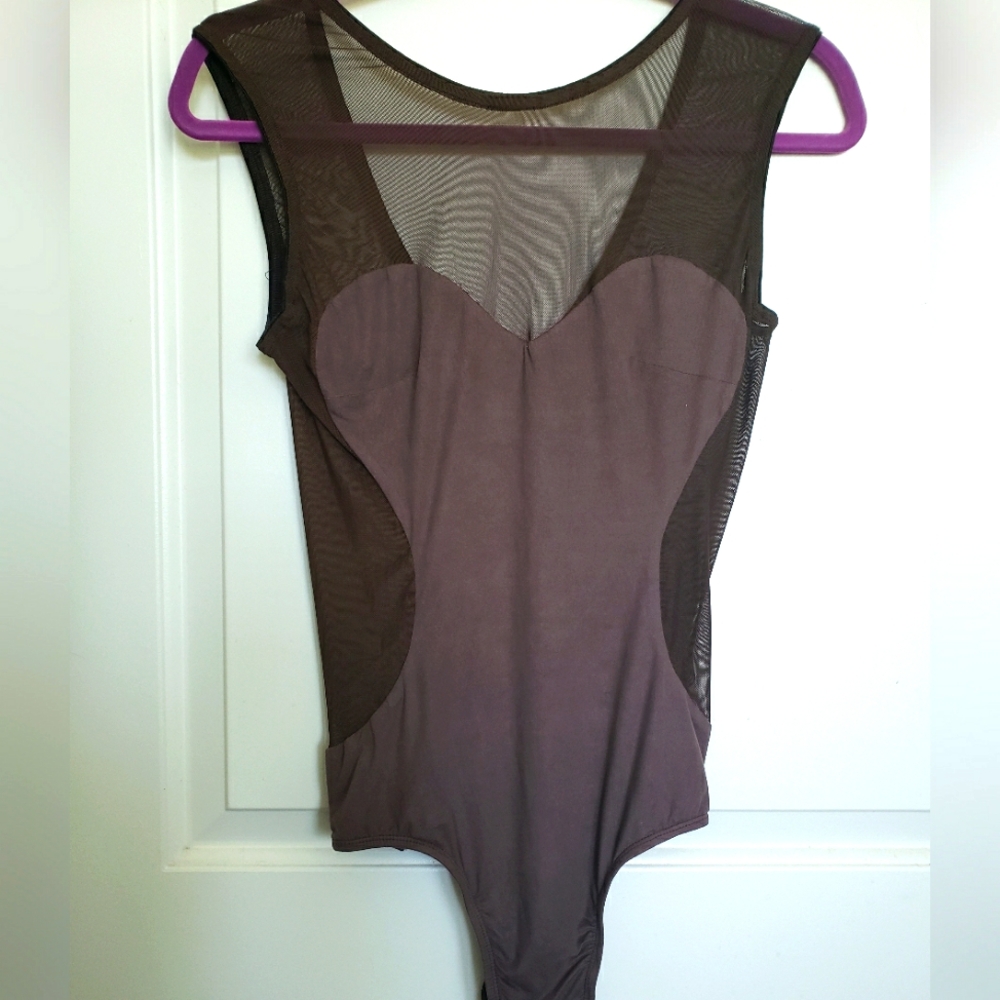 AFRM Sheer Mesh Bodysuit